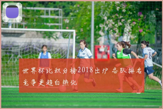 世界杯比积分榜2018出炉 各队排名竞争更趋白热化